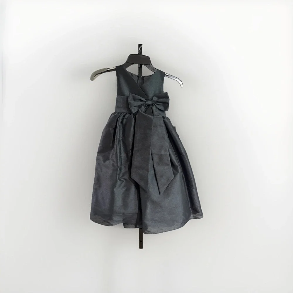 Sweet Kid's MADE IN USA party dress girls designer BLACK sz 4 BRAND NEW C47